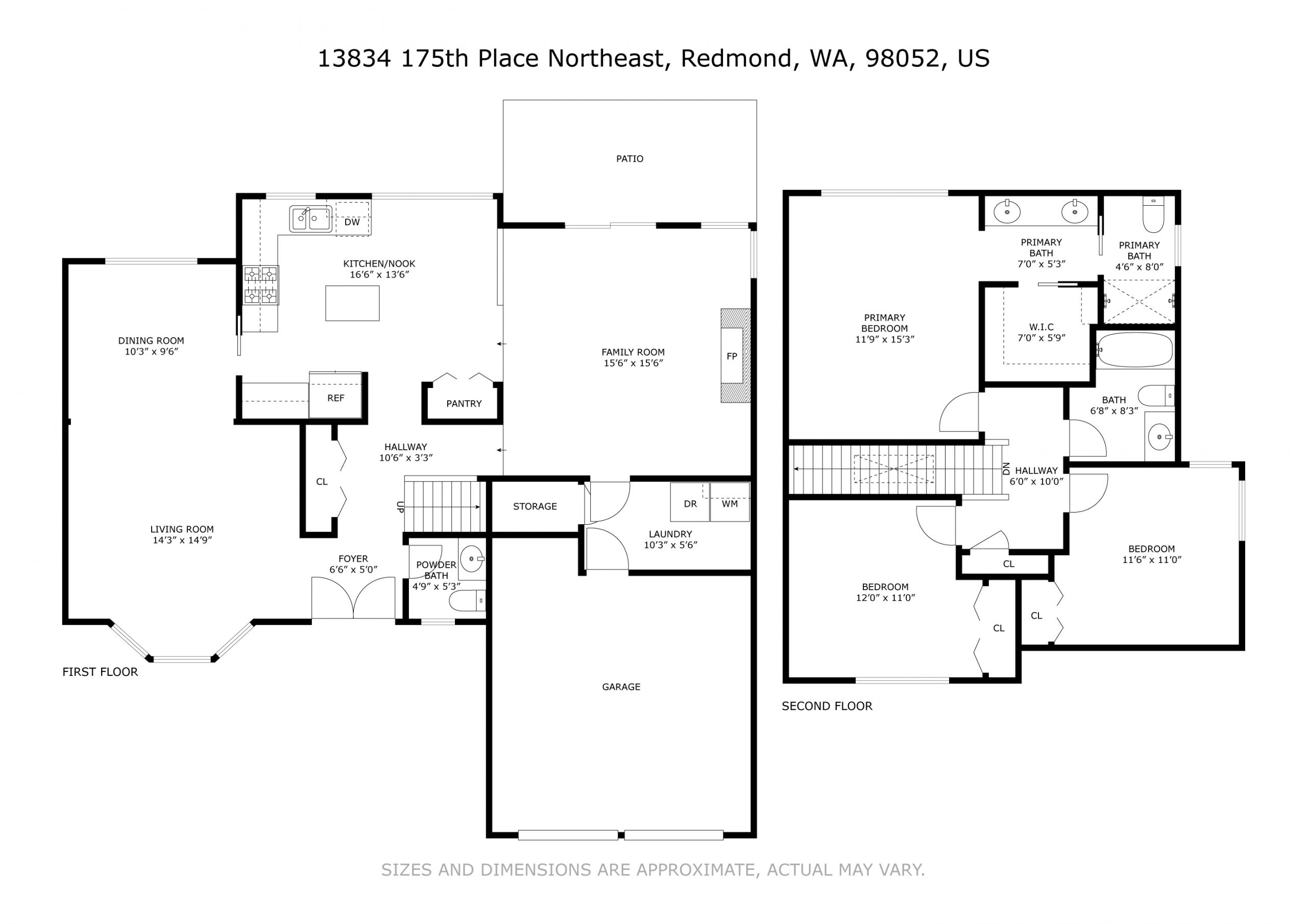 Redmond Two Story, Fully Refreshed Inside and Out with Private Evergreen Backyard