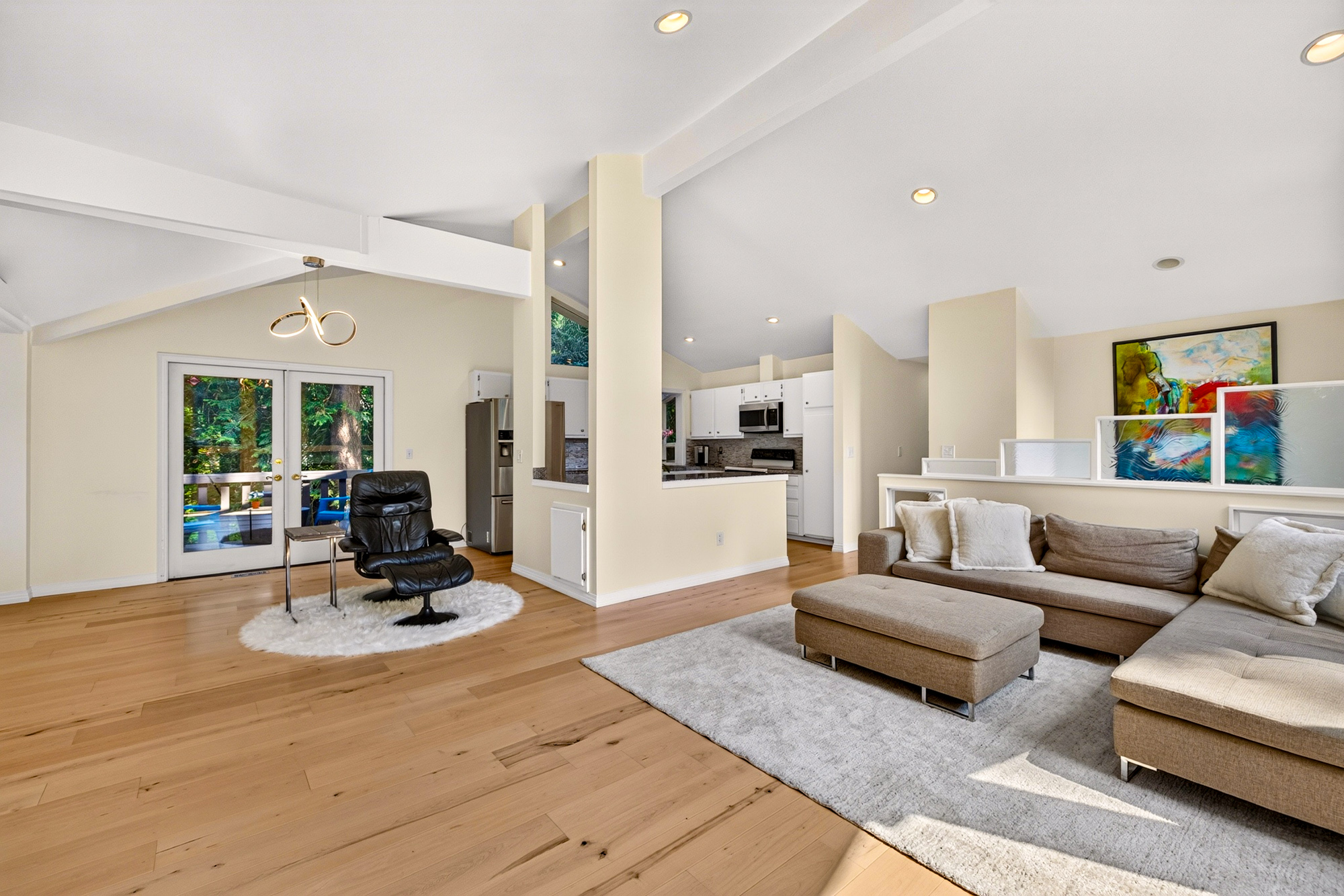 Updated 3 Bedroom Plus Office/Den with MIL Space on 0.84 Private Acres in Woodinville